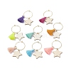 8Pcs Brass Wine Glass Charms Set AJEW-JO00171-1