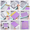 SUPERFINDINGS 2 Sets A4 Hot Stamping Foil Paper DIY-FH0003-65-3