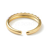 Brass Enamel Cuff Rings RJEW-H546-05-4