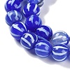 Natural Tibetan Striped Pattern dZi Agate Beads Strands G-B084-A06-01-4