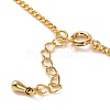 Brass Charm Bracelets BJEW-P342-04G-3