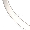 202 Stainless Steel Wire Choker Necklace NJEW-H011-07P-01-2
