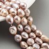 Natural Cultured Freshwater Pearl Beads Strands PEAR-P062-30E-2