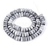 Handmade Millefiori Glass Beads Strands LAMP-T021-27B-03-2