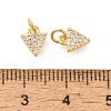 Rack Plating Brass Micro Pave Cubic Zirconia Charms KK-S396-61G-3