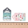 50Pcs Christmas Theme Paper Printed Gift Tags CDIS-H007-08-4