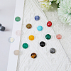 SUPERFINDINGS 30Pcs 15 Style Natural & Synthetic Mixed Gemstone Cabochons G-FH0002-30-5