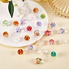 96pcs 8 Colors Transparent Glass Beads GLAA-SZ0001-92-4