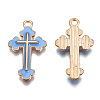 Alloy Enamel Pendants ENAM-S121-059D-2