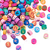 300Pcs Handmade Polymer Clay Colours Beads CLAY-CW0001-02B-10