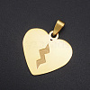 201 Stainless Steel Pendants STAS-T056-DA028-2