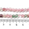 Natural Red & Green Strawberry Quartz Beads Strands G-C179-A28-01-5