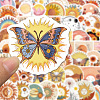 50Pcs PVC Self-Adhesive Stickers STIC-PW0013-012-4