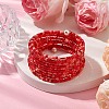 Glass Seed Beaded Multilayer Wrap Bangles for Women BJEW-JB10800-2