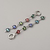 Brass Leverback Earrings EJEW-WH0004-209P-2