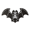Halloween Printed Wooden Big Pendants WOOD-I016-01E-1
