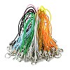 100Pcs Polyester Cord Mobile Straps MOBA-FS0001-02G-2