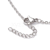 3Pcs 3 Styles 304 Stainless Steel Cable Chain Necklace Makings NJEW-JN04932-02-4