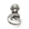 316 Stainless Steel Snake Finger Ring RJEW-C030-05G-AS-2