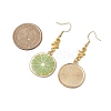 Alloy Enamel Dangle Earrings EJEW-JE06044-3