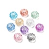 Transparent Acrylic European Beads TACR-P009-A01-1