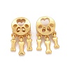 Alloy European Dangle Charms MPDL-M058-05G-1