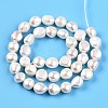 Natural Cultured Freshwater Pearl Beads Strands PEAR-G007-14-01-3