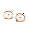 304 Stainless Steel & Mustard Seed Connector Charms SA-CBA5608-04G-2