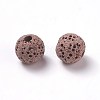 Unwaxed Natural Lava Rock Beads G-F325-8mm-A13-2