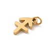 304 Stainless Steel Charms STAS-R001-04G-09-2