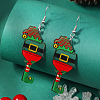 Acrylic Christmas Series Dangle Earrings ZV2317-3-1