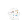 Acrylic Earring Display Stand EDIS-WH0023-01A-8