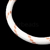 Braided Round Polyester Cord Bracelet Makings FB-CBAEDA0-01G-26-2