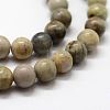 Natural Polychrome Jasper/Picasso Stone/Picasso Jasper Bead Strands LS-G-G667-01-6mm-1
