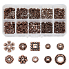   500Pcs 10 Styles Tibetan Style Alloy Spacer Beads TIBEB-PH0004-99-7