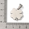 Non-Tarnish 304 Stainless Steel Pendants STAS-Z075-07P-3