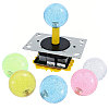 10Pcs 5 Colors Resin Round Thumb Grip Cap DIY-CA0006-79-5