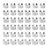 Kissitty 36Pcs 6 Style 304 Stainless Steel Cuff Earring Findings STAS-KS0001-18-2