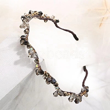 Shiny Elegant Glass Hair Bands PW-WG75179-11