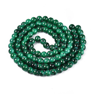 Drawbench Glass Bead Strands GLAD-S074-8mm-B74-1