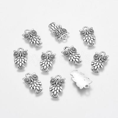 Tibetan Style Alloy Pendants TIBEP-0639-AS-LF-1