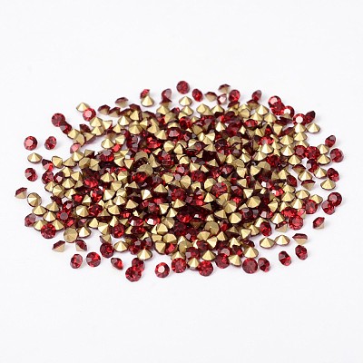 Back Plated Grade A Diamond Glass Pointed Rhinestone RGLA-SS6-029-1