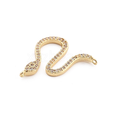 Brass Micro Pave Cubic Zirconia Pendants LS-KK-M321-01A-G-1