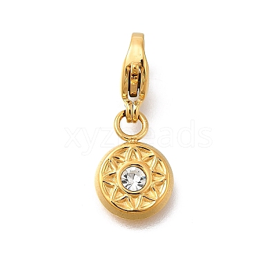 304 Stainless Steel Pendants Decoration STAS-R159-60G-1
