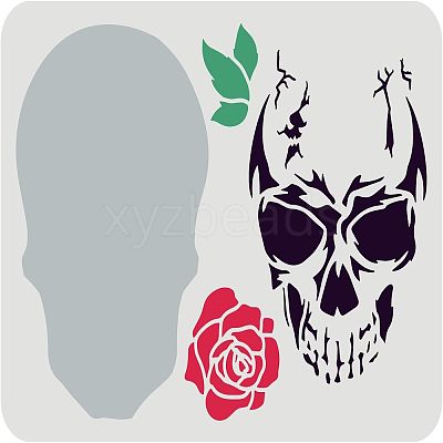 Plastic Reusable Drawing Painting Stencils Templates DIY-WH0202-330-1