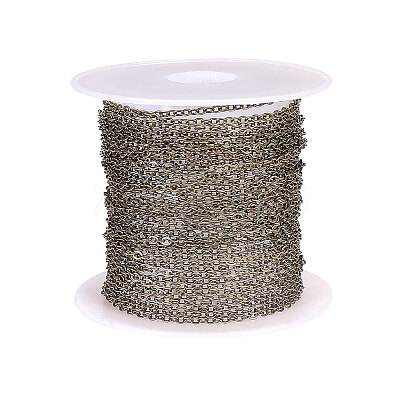 Brass Coated Iron Cable Chains CH-CJ0001-02AB-1