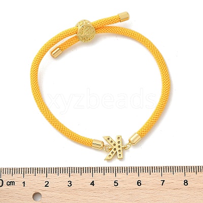 Adjustable Nylon Cord Bracelets BJEW-C096-01G-11-1