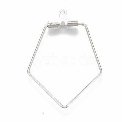 Tarnish Resistant 304 Stainless Steel Pendants STAS-S103-04-1