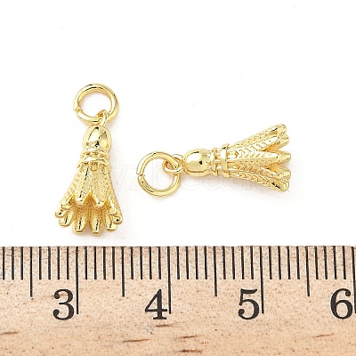 Brass Charms KK-I381-06G-02-1