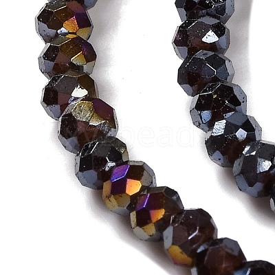 Baking Electroplate Glass Beads Strands DGLA-A039-J2MM-B20-1